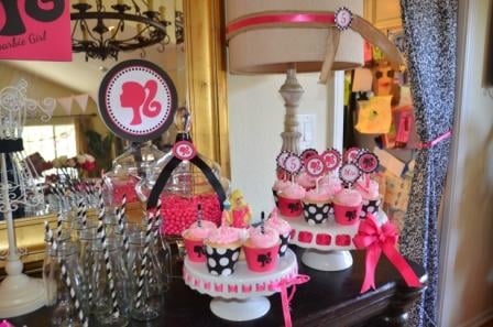 Vintage shop barbie party