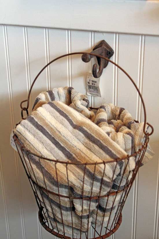 Basket with Towels