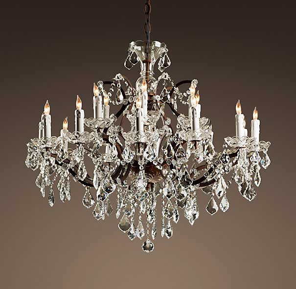 Rococo Chandelier - Casual Elegance