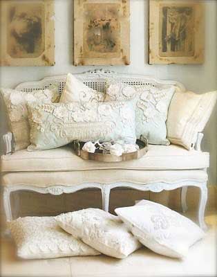 Sofa with Pillows - Casual Elegance