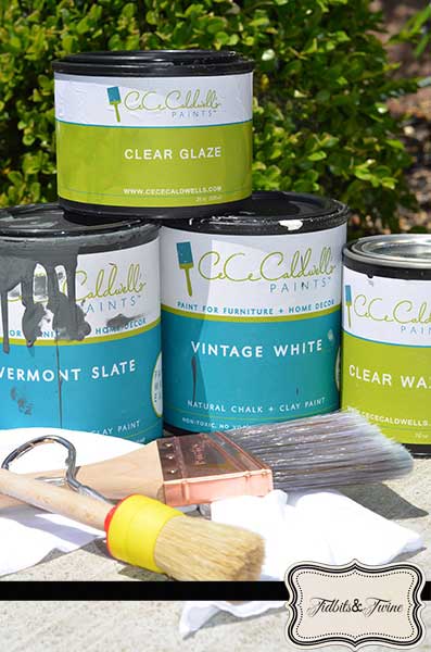 CeCe Caldwell's Paints for Vintage Urn Project - Tidbits&Twine - Copy