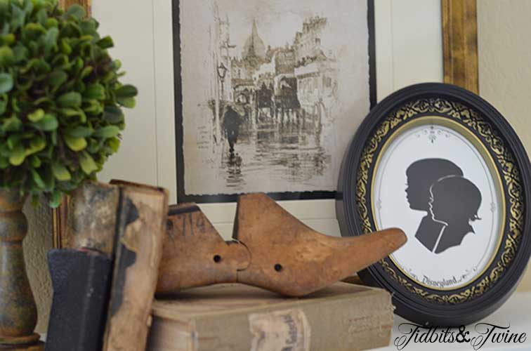 Decorating with Silhouettes - Tidbits&Twine