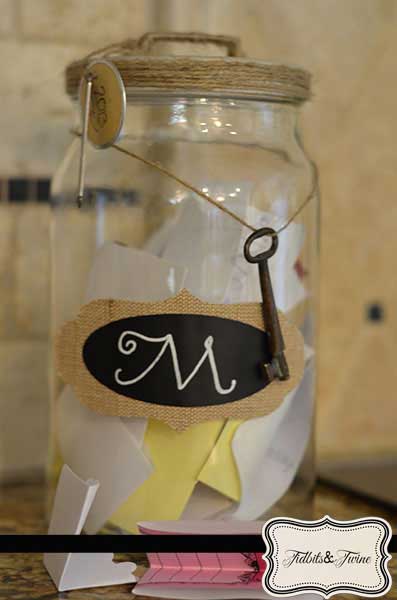 Memory Jar - Tidbits&Twine