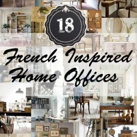 18 French Inspired Home Offices