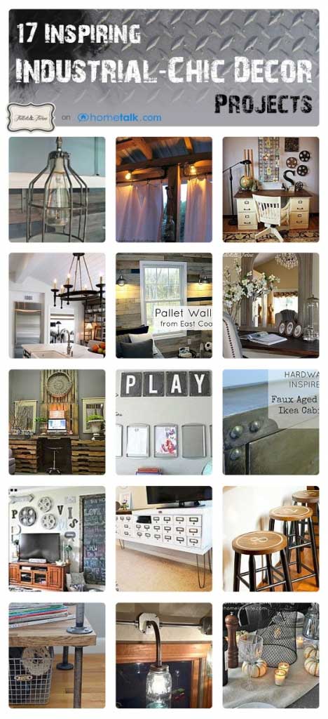 17 Industrial Chic Projects You Should Try!
