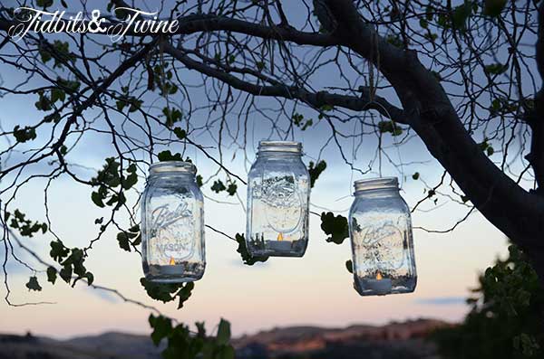 Mason Jar Candle Lanterns Tidbits&Twine 3
