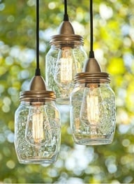 Mason Jar Light Fixture