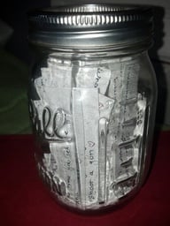 Mason Jar Memory Jar