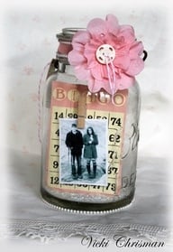 Mason Jar Photo Display