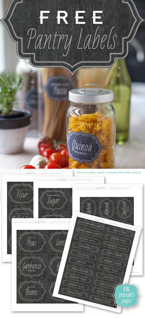 Pantry Labels