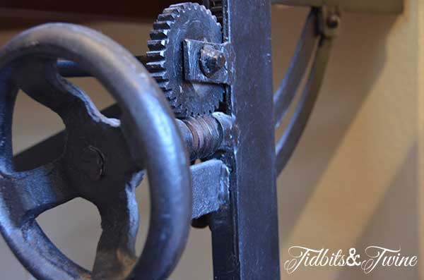 Tidbits&Twine Drafting Table Desk Gears