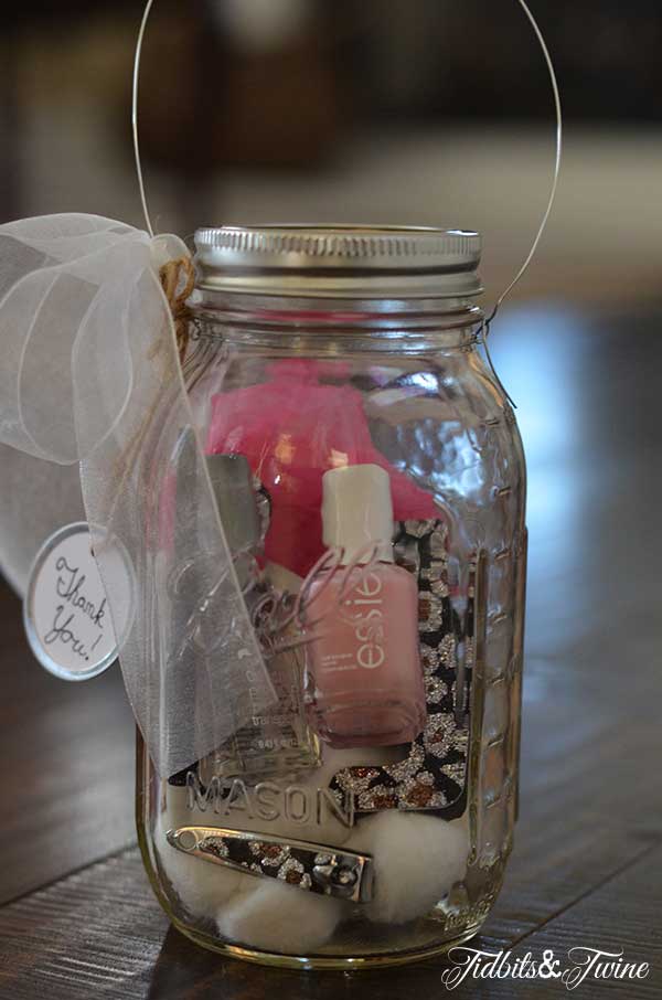 Tidbits&Twine Teacher Appreciation Mason Jar Manicure Set and Light2