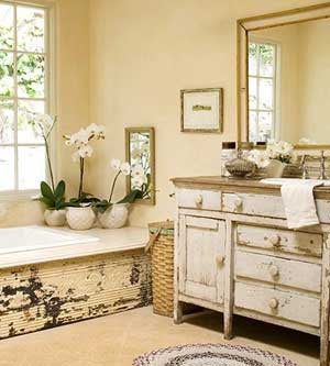 Tin Ceiling Tile on a Bathtub