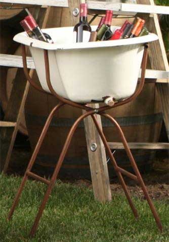 Vintage Baby Tub Beverage Bucket