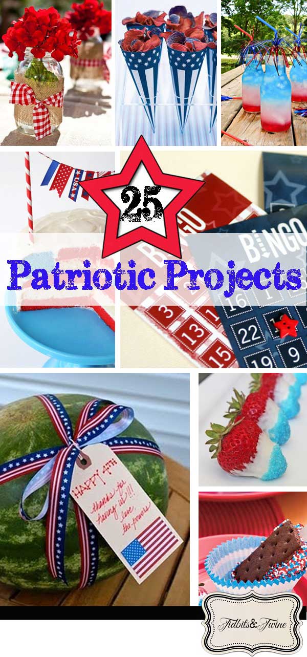 25 Patriotic Projects – 4th of July Party Roundup