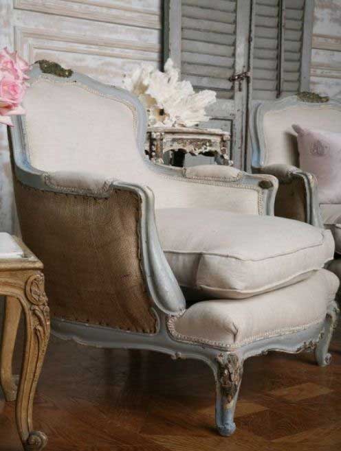 Chair Inspiration Contrasting Back Fabric Tidbits&Twine