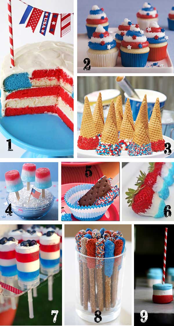 July 4th Desserts Tidbits&Twine