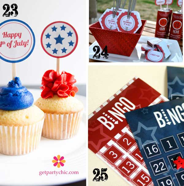 July 4th Free Printables Tidbits&Twine