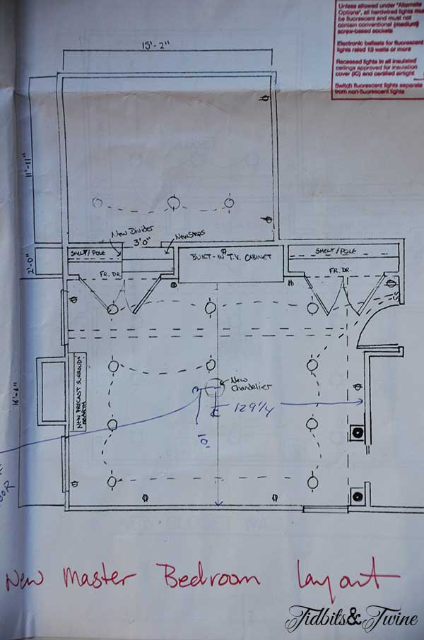 Master Bedroom Floorplan Tidbits&Twine