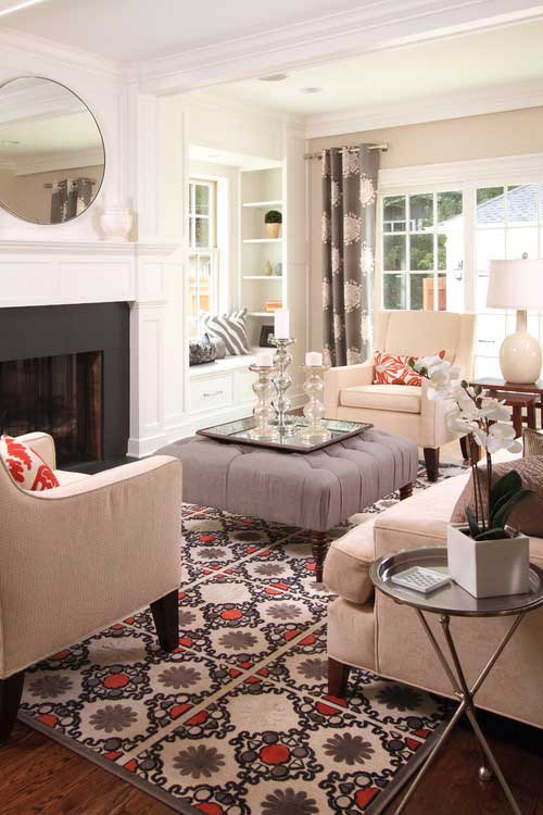 Houzz Tufted Ottoman