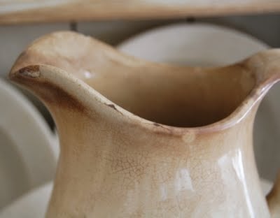 Ironstone Pitcher with Crazing