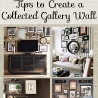 How to create a collected eclectic gallery wall