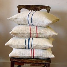 Tidbits&Twine Grain Sack Pillow