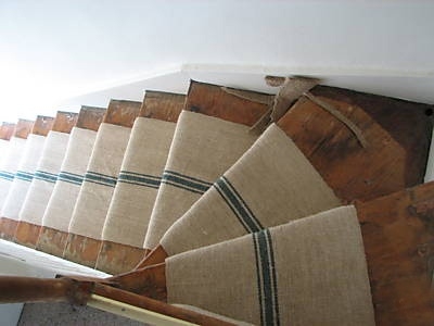 Tidbits&Twine Grain Sack Stair Runner