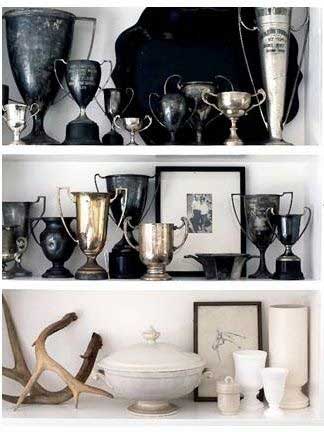Tidbits&Twine Informal Balanced Trophy Display