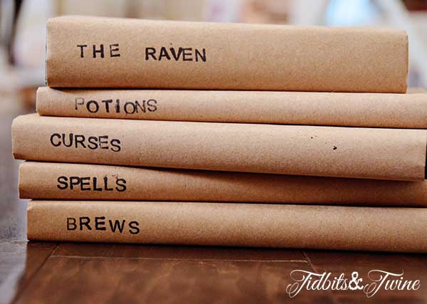 Tidbits&Twine Kraft Paper Book Covers Finished
