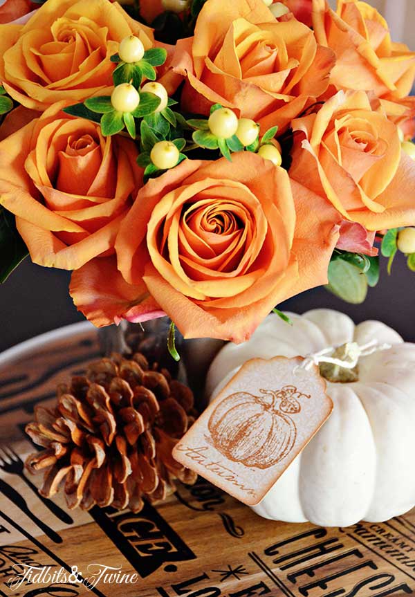 Tidbits&Twine Roses and Berries Fall Display 2