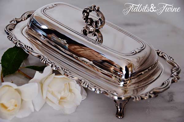 Tidbits&Twine Silver Butter Dish 2