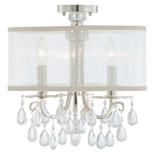 Layla Grace Hampton Chrome Ceiling Mount