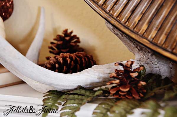 Tidbits&Twine Fall Mantel Antlers 2