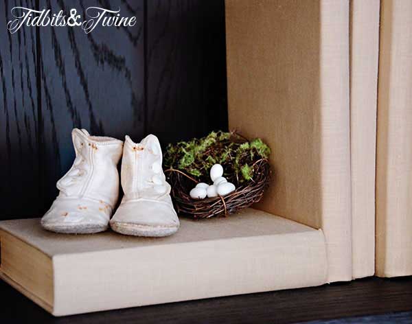 Tidbits&Twine French Cabinet Baby Shoes