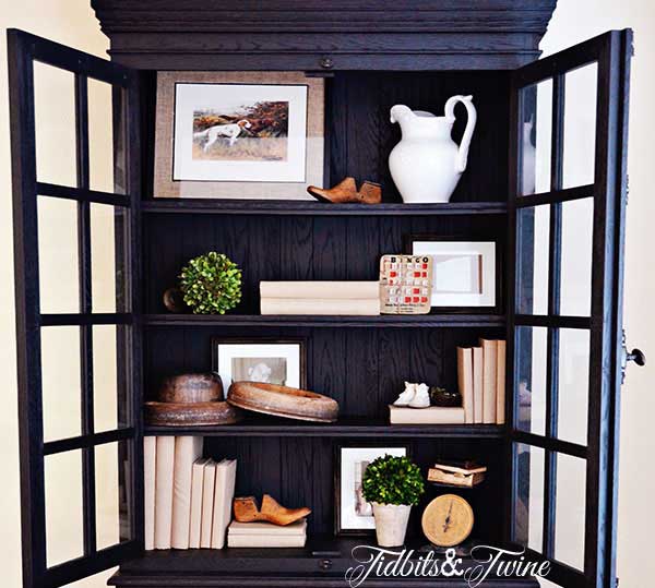 Tidbits&Twine French Cabinet Shelving