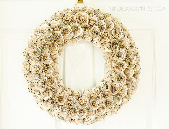 Sheet Music Rosette Wreath Anthology on Main