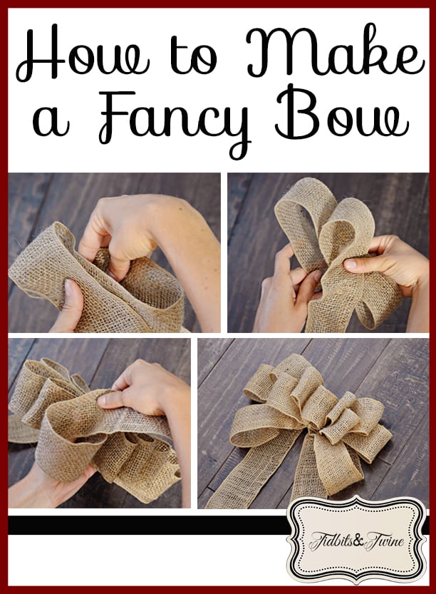 Tidbits&Twine How to Make a Fancy Bow