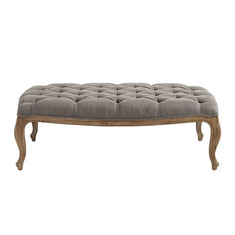 Clervaux Tufted Ottoman Gray