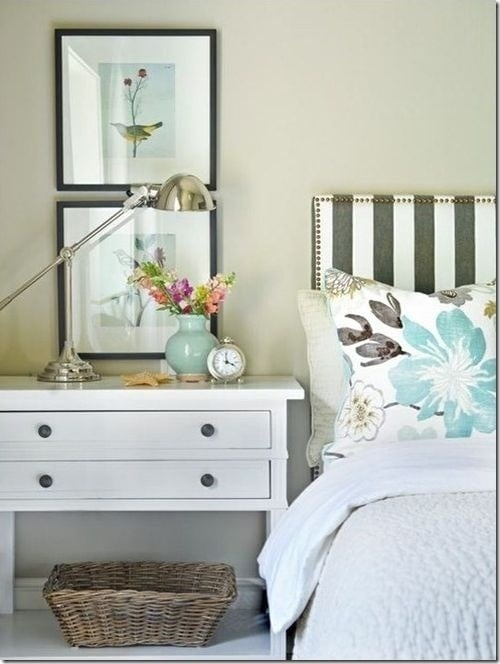 TIDBITS & TWINE - Striped headboard