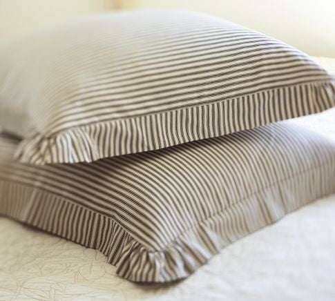 Ticking stripe pillow