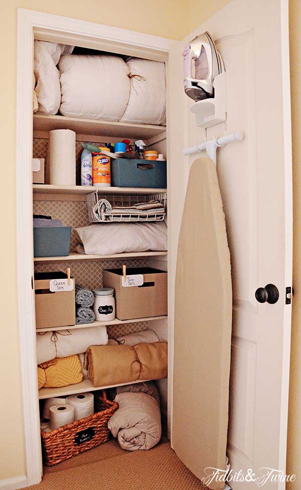 Realistic Linen Closet Organization - Organizing Moms