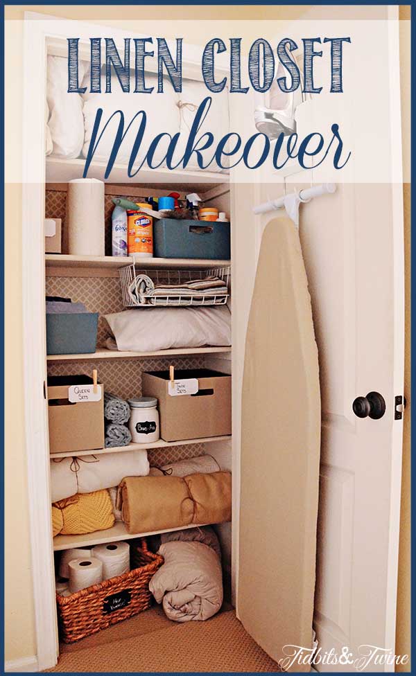 Linen Closet Makeover