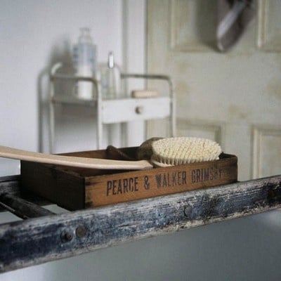 Vintage Ladder Bath Caddy