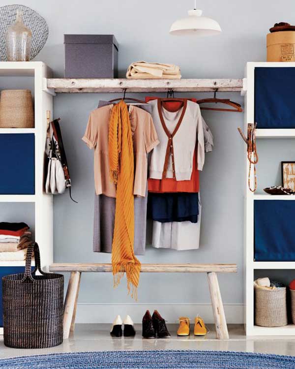 Vintage Ladder Closet