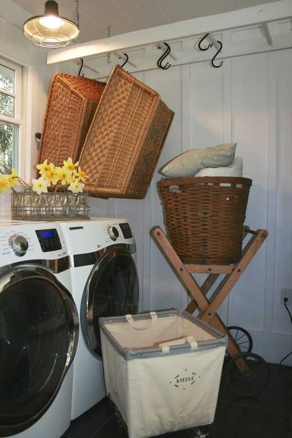 Vintage Ladder Laundry