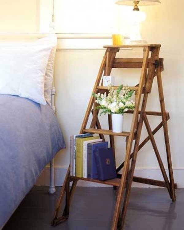 Vintage Ladder Nightstand