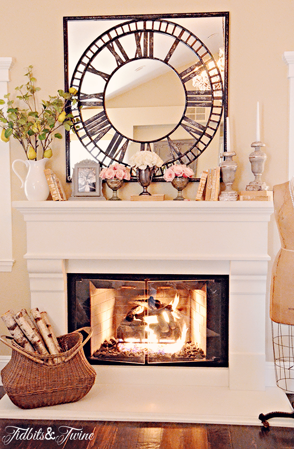 Styling My Bedroom Mantel