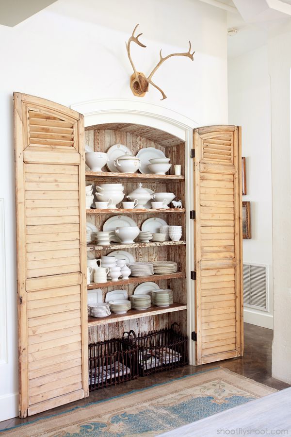 Tidbits&Twine Ironstone Pantry - Creative Interior Door Ideas