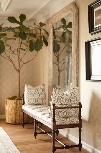 TIDBITS & TWINE Basket with Fiddle leaf fig